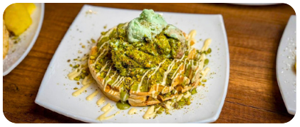 Pistachio Waffle