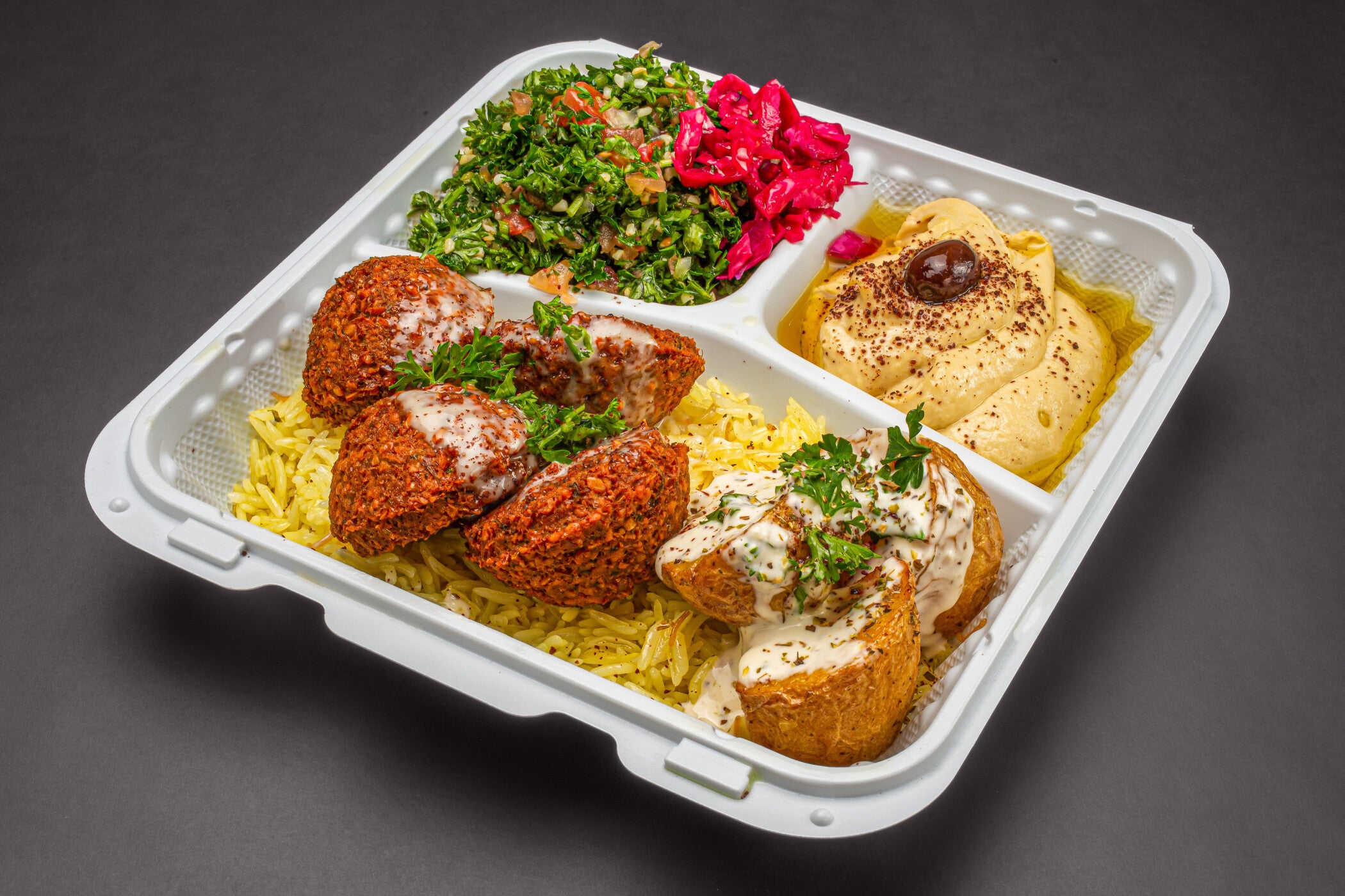 Falafel over Rice