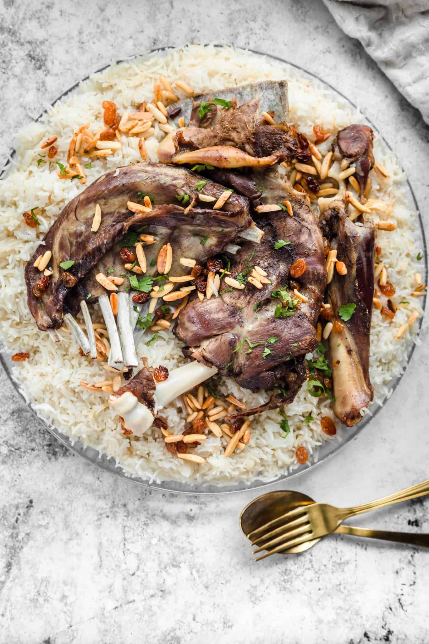 Lamb Mandi Single Platter (1Lamb Shank) - The Chef Signature